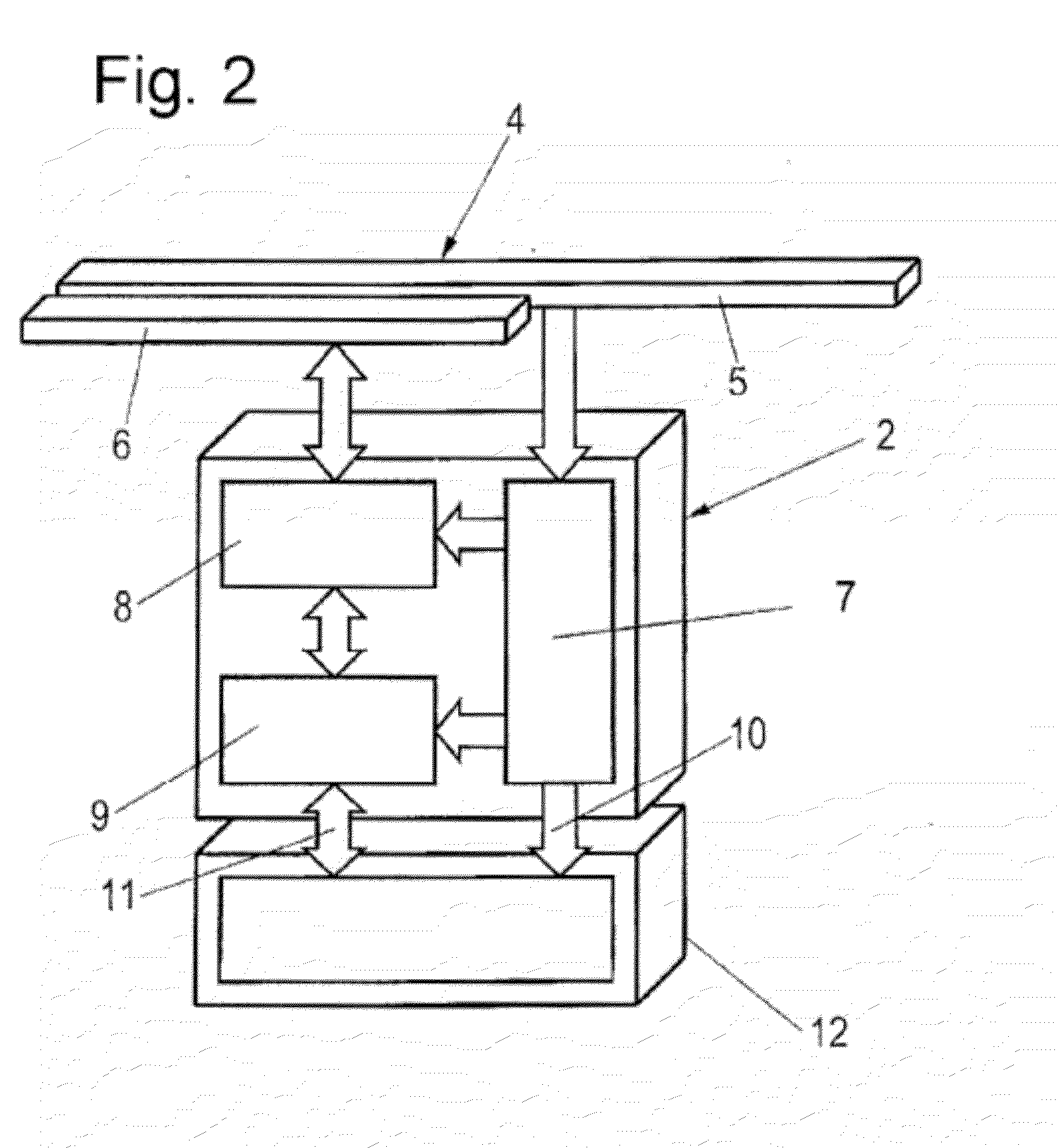 System for supplying bus subscriber modules with contactless energy and data