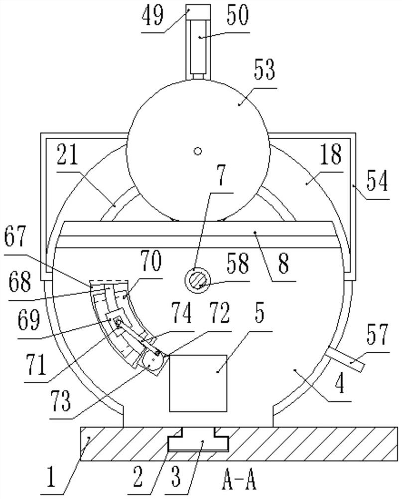 Steel pipe cutting and port grinding integrated device for building construction