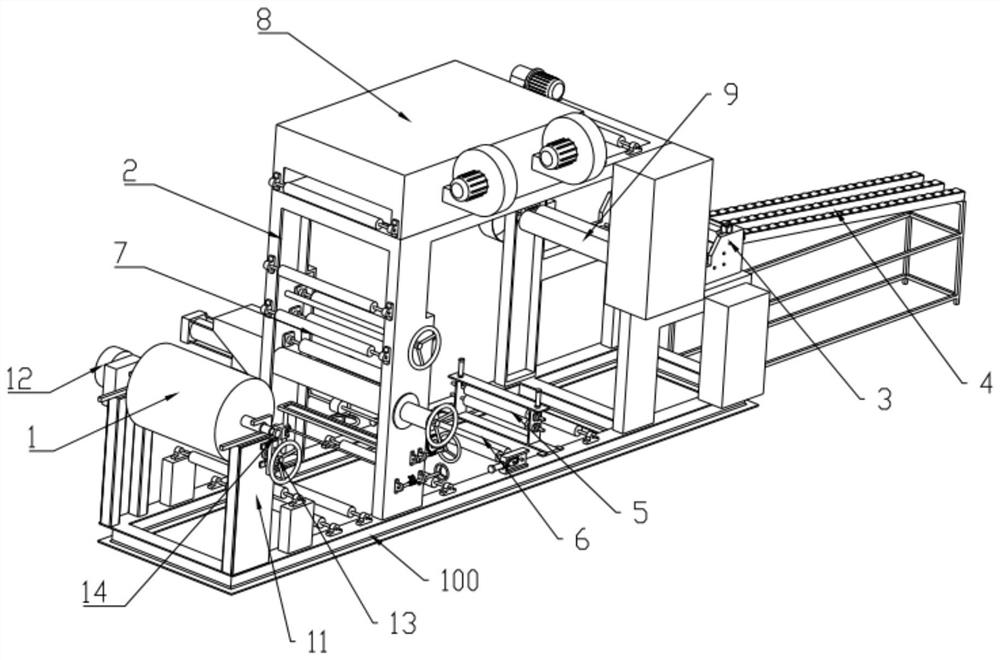 Aluminum foil gluing machine