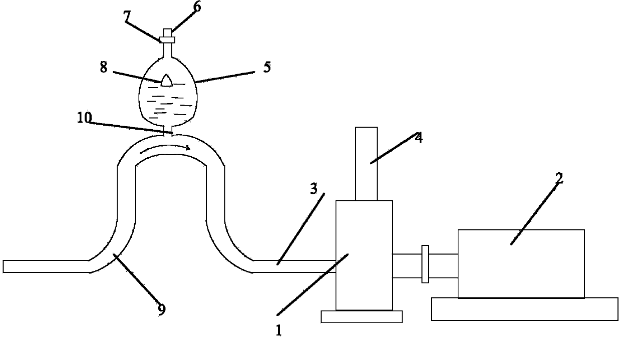 Air exhausting device of centrifugal pump