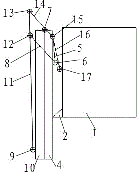 Satellite borne flat plate antenna articulated truss