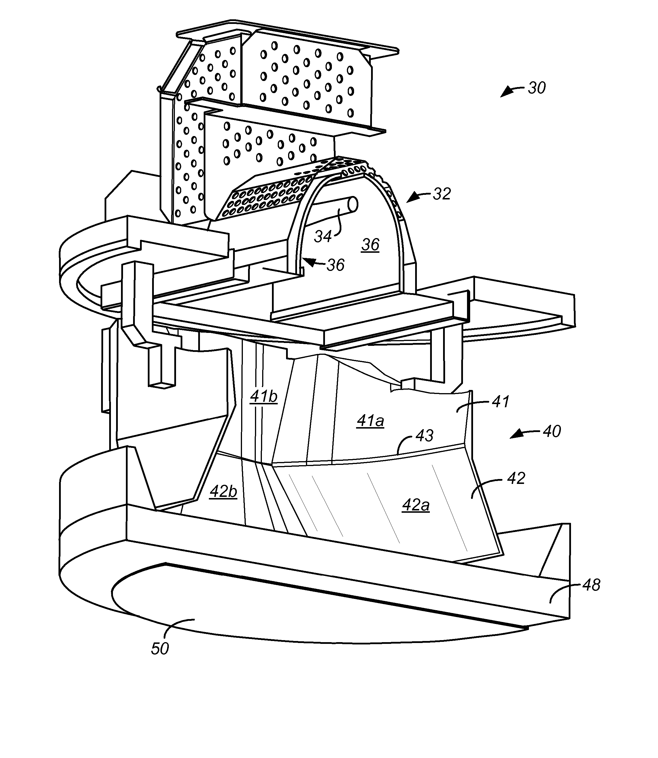 Apparatus and method for exposing a substrate to a rotating irradiance pattern of UV radiation