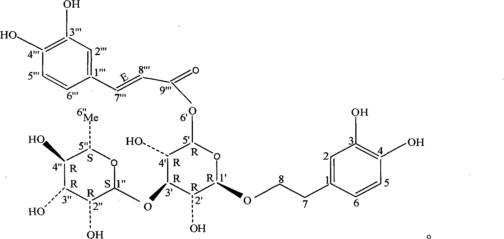 Incarvillea younghusbandii phenylpropanoid glycoside composition and preparation and use thereof