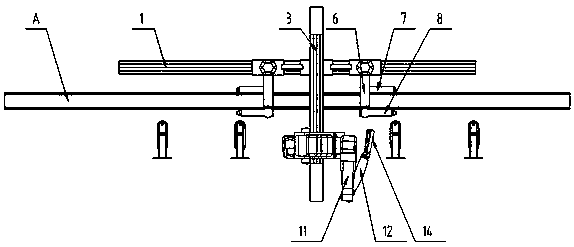 A belt conveyor idler roller replacement device