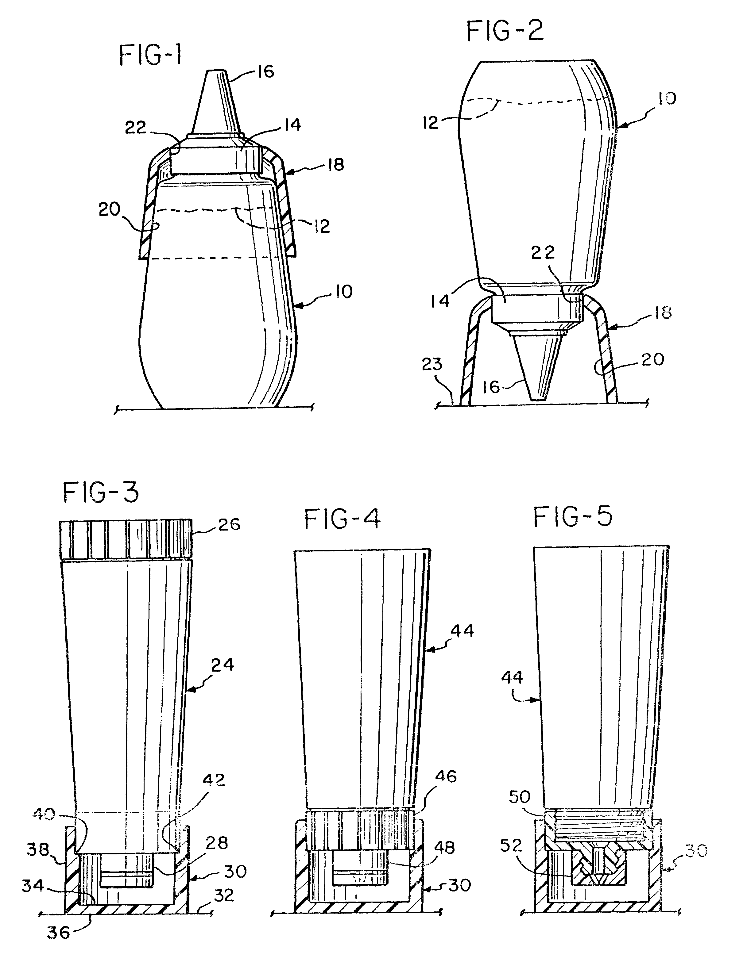 Dispensing devices with bottom outlet for dispensing viscous liquids