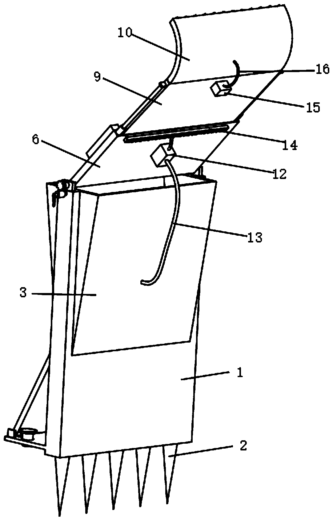 Courtyard protective enclosure wall based on steam pressurization driving for mountain forest fire protection