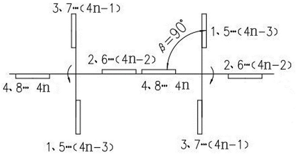 Double-horizontal-shaft crossed recurrence continuous vibratory stirring device