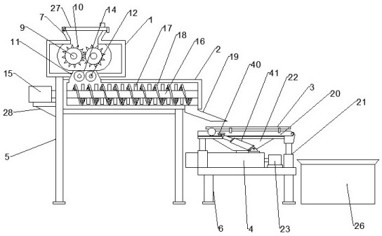 Mechanical equipment for preparing regenerated sand-gravel material by using construction waste particles