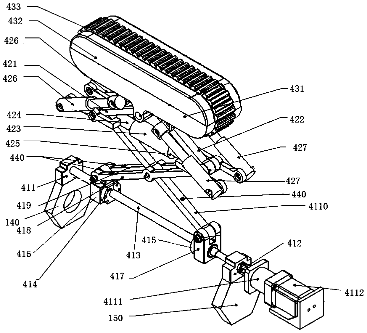 An Adaptive Pipeline Dredging Robot