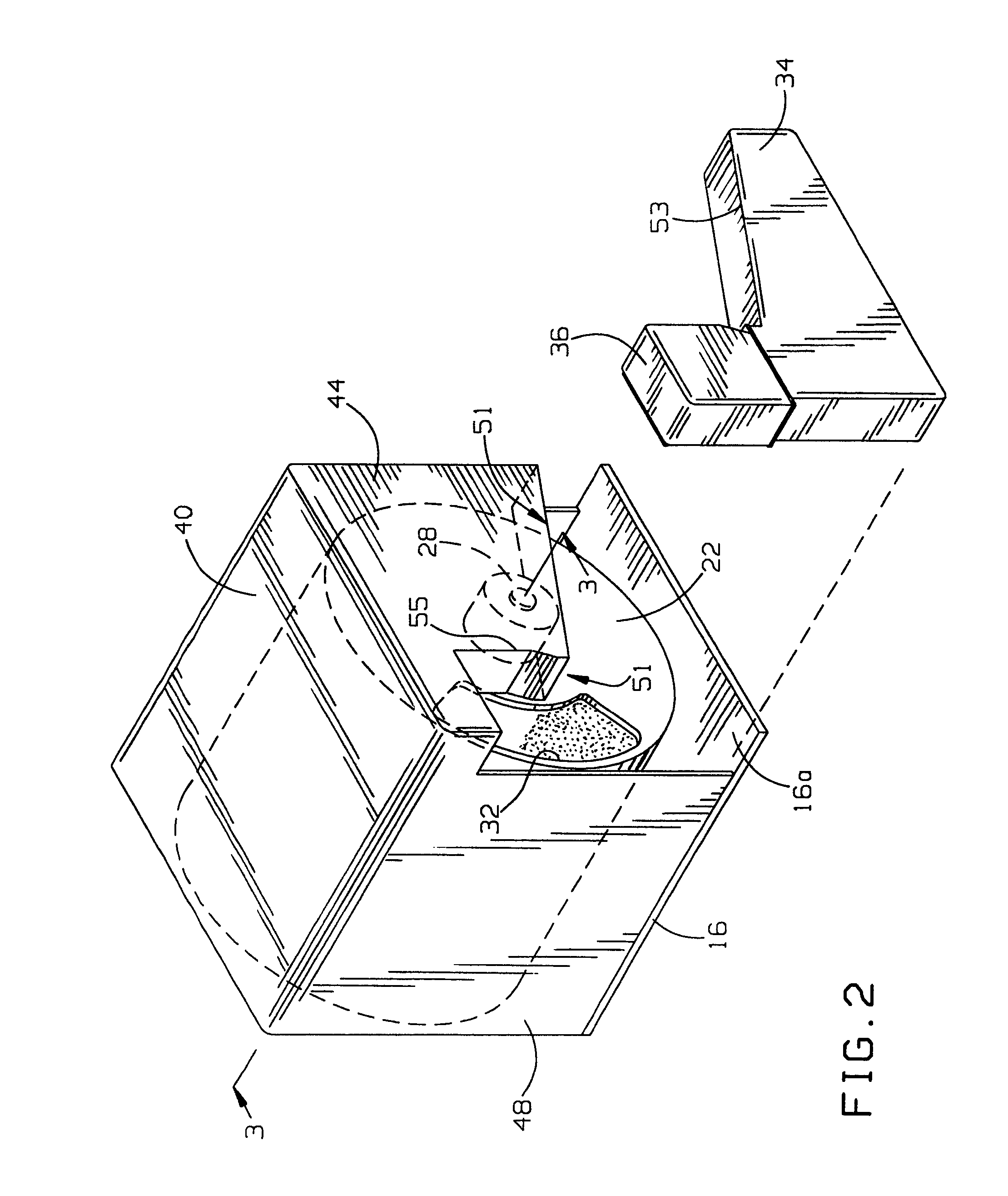 Apparatus and method to remove animal waste from litter