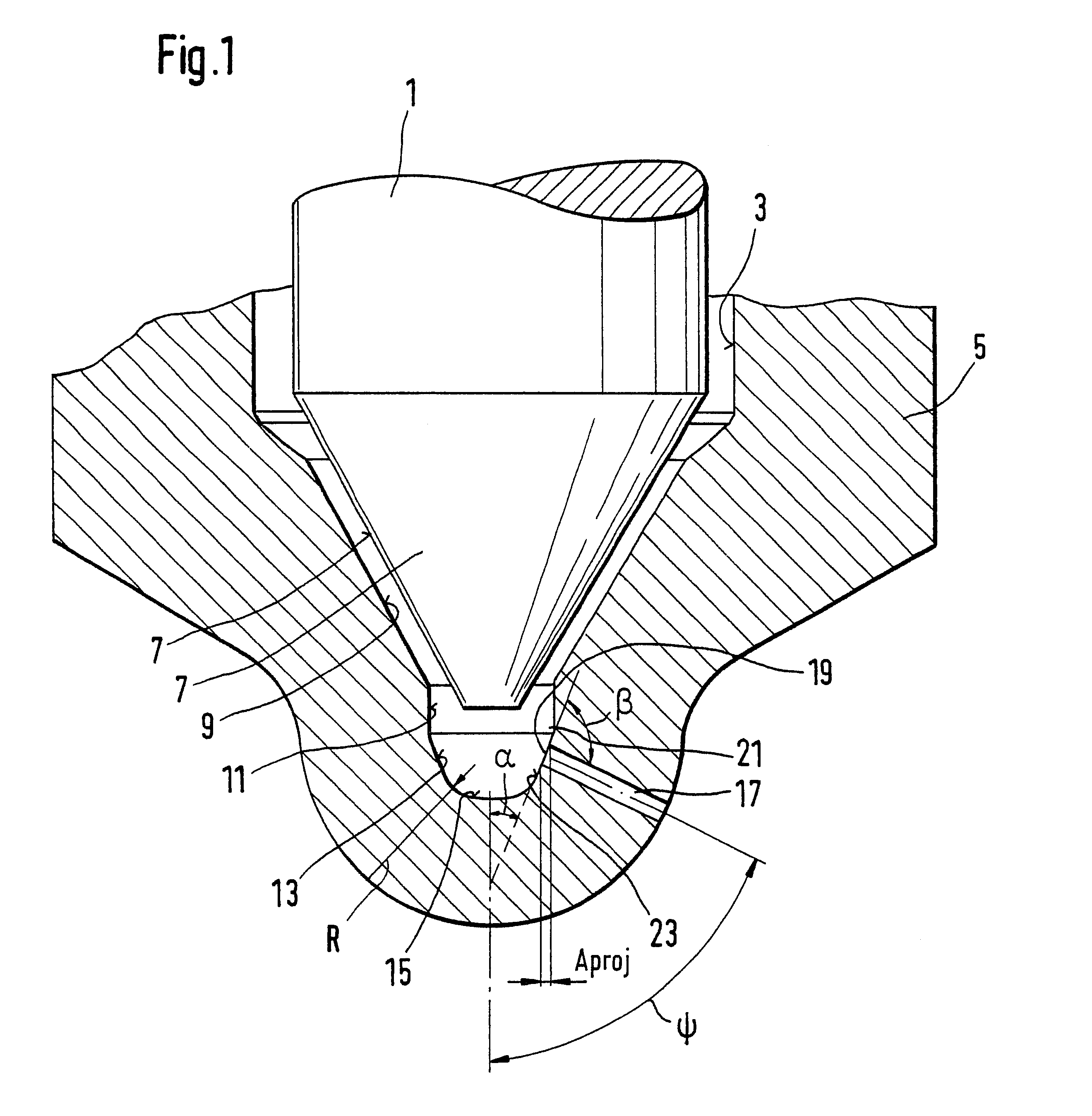 Fuel injection valve for internal combustion engines