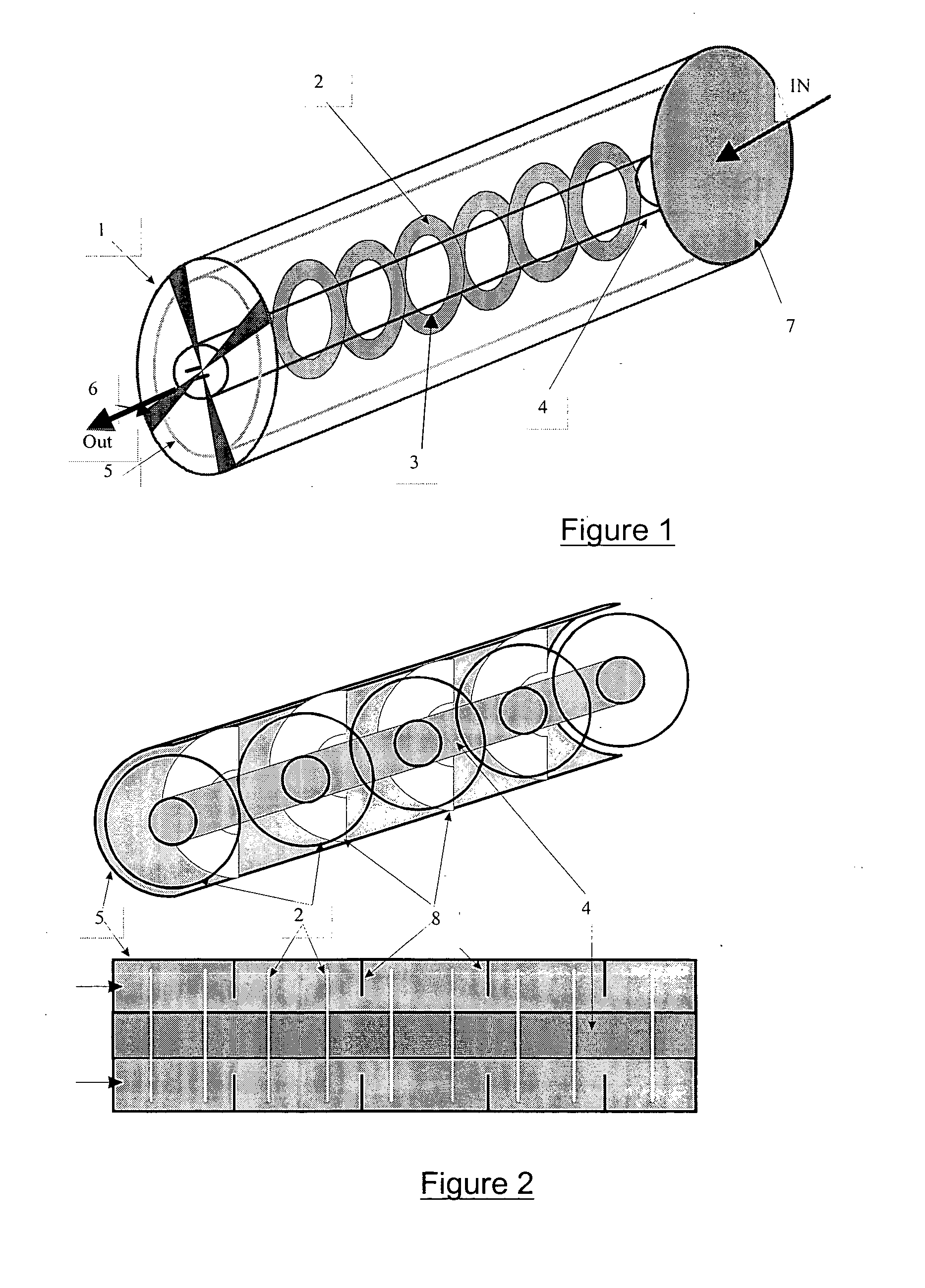 Device and process for the purification of a gaseous effluent