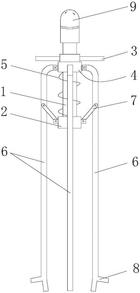 Drainage well opening anti-falling and warning device