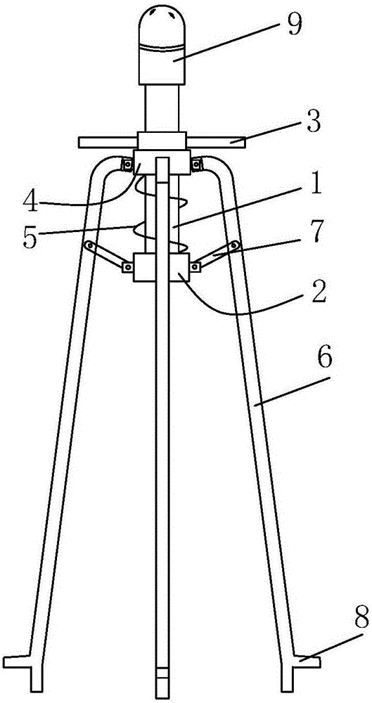 Drainage well opening anti-falling and warning device