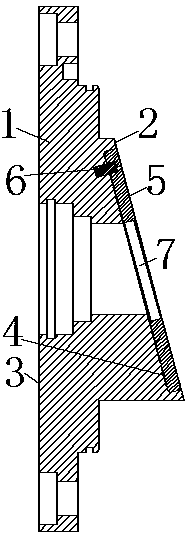 Novel swash plate structure with wear resistance and convenient connection