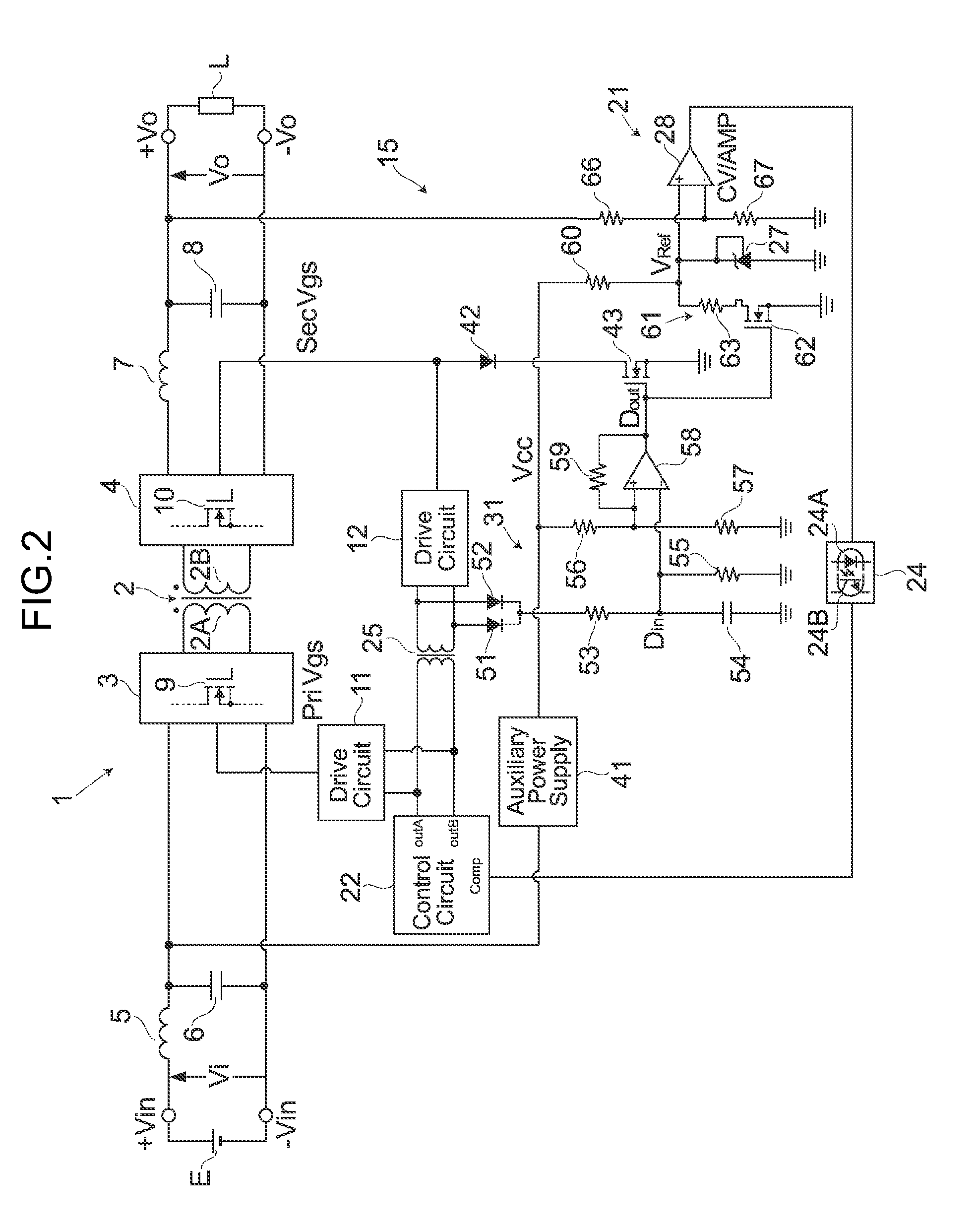 Switching power supply device