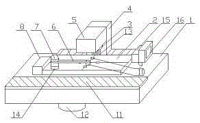 Full-automatic grinding machine applied to metal surface machining assembly line