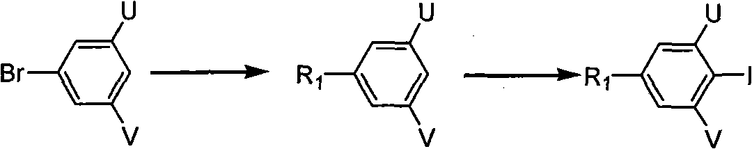 Polyfluoric terphenyl liquid crystal compound and synthesis method and use thereof