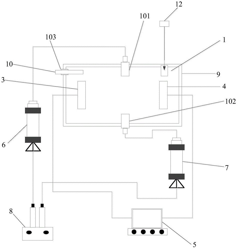 Equipment and method for measuring temperature of wax precipitation point of crude oil