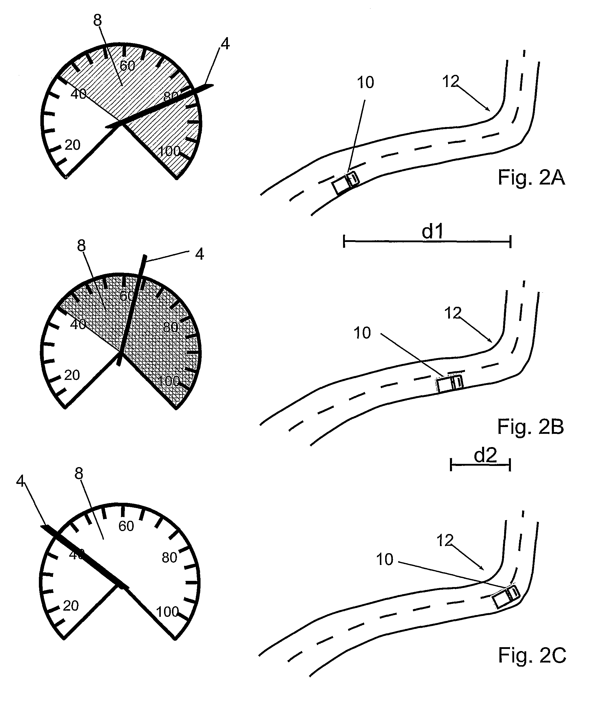 Method for communicating a deviation of a vehicle parameter