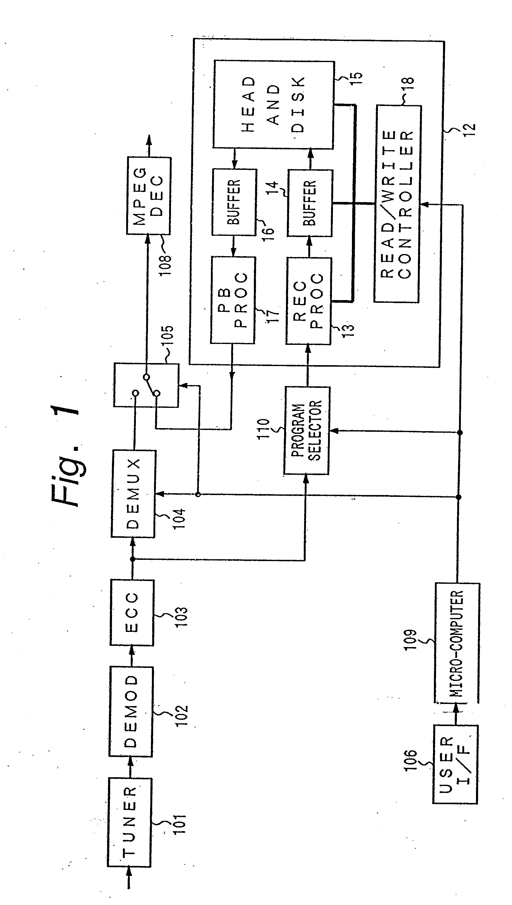 Near video-on-demand signal receiver