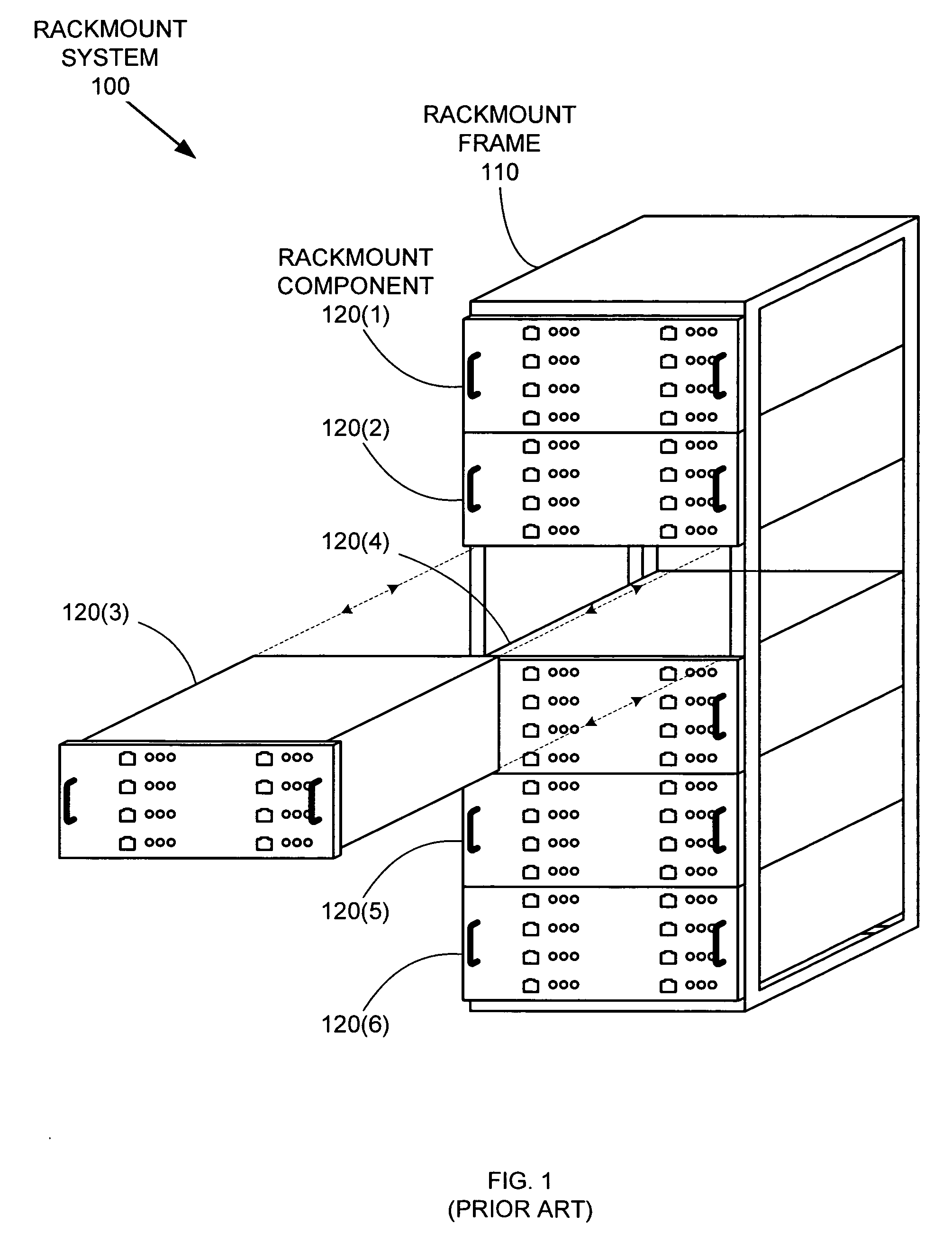 Rackmount system including conversion rail