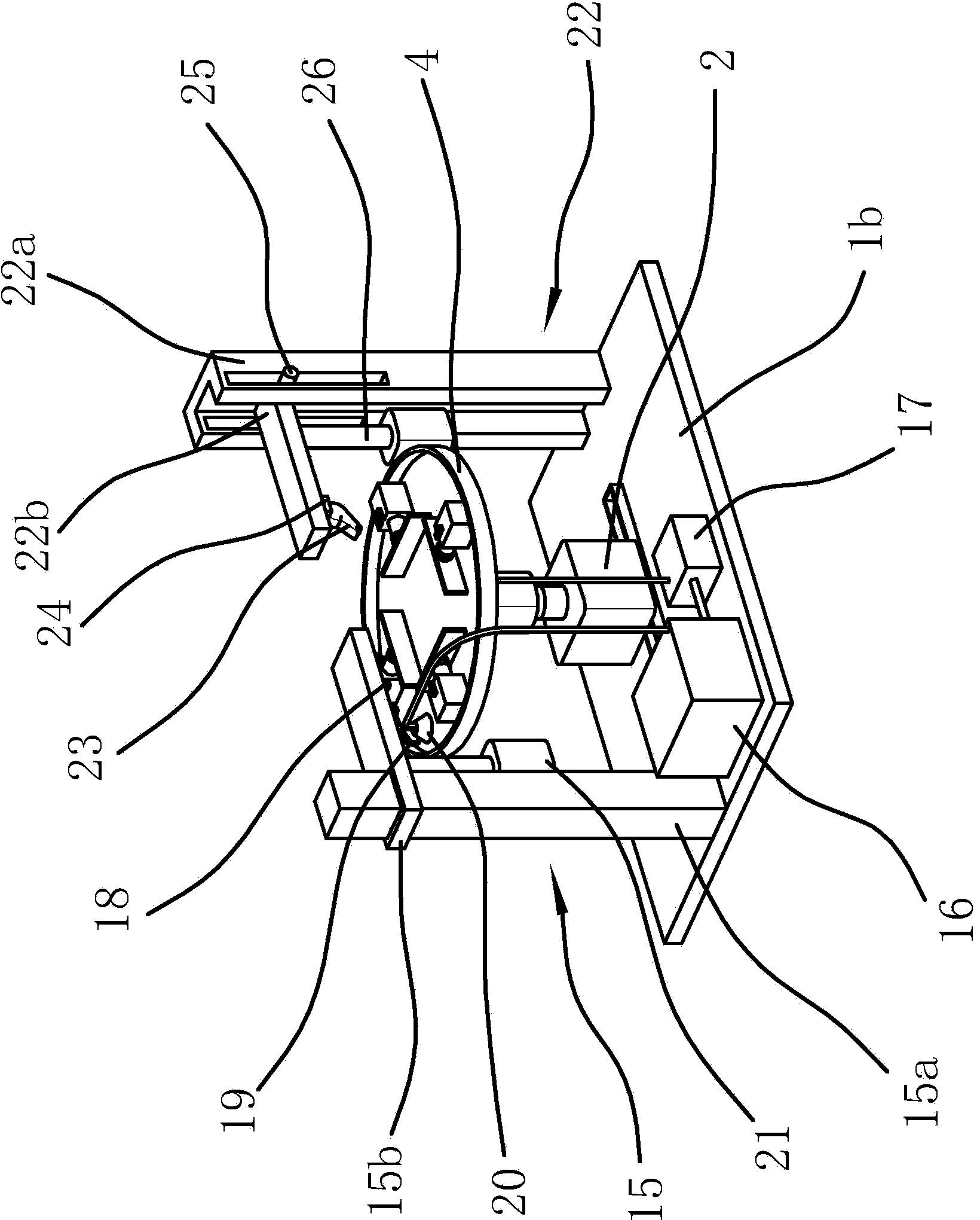 Working platform in numerical control cutting machine