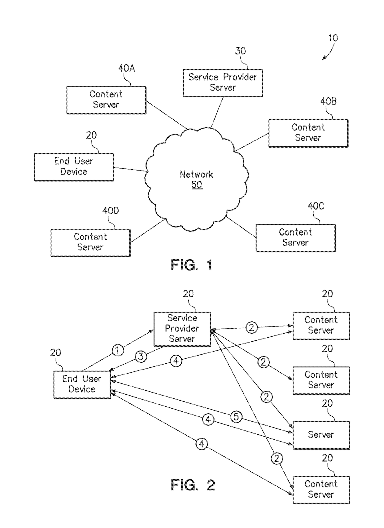 Two steps server selection mechanism