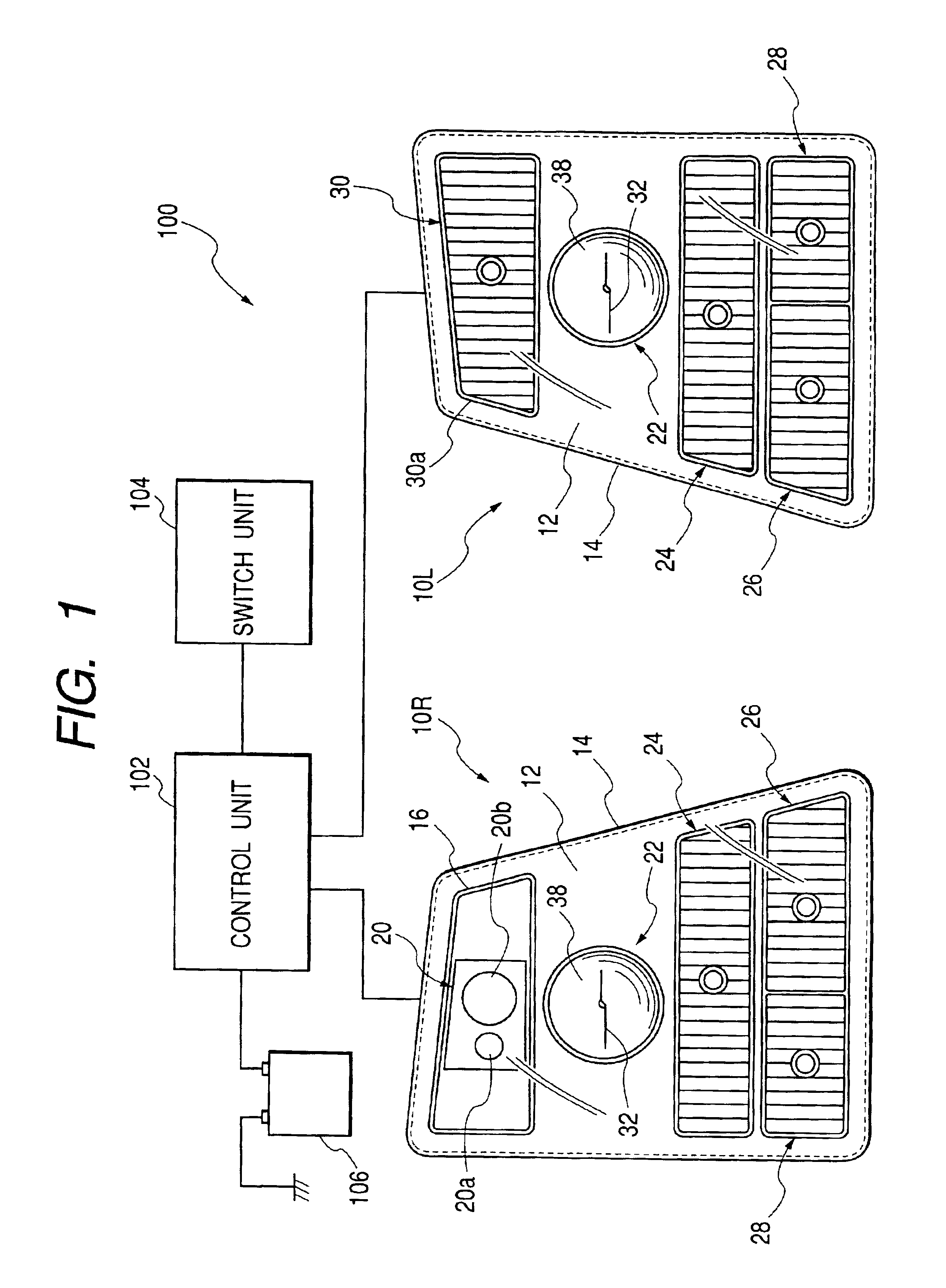 Vehicle headlamp system