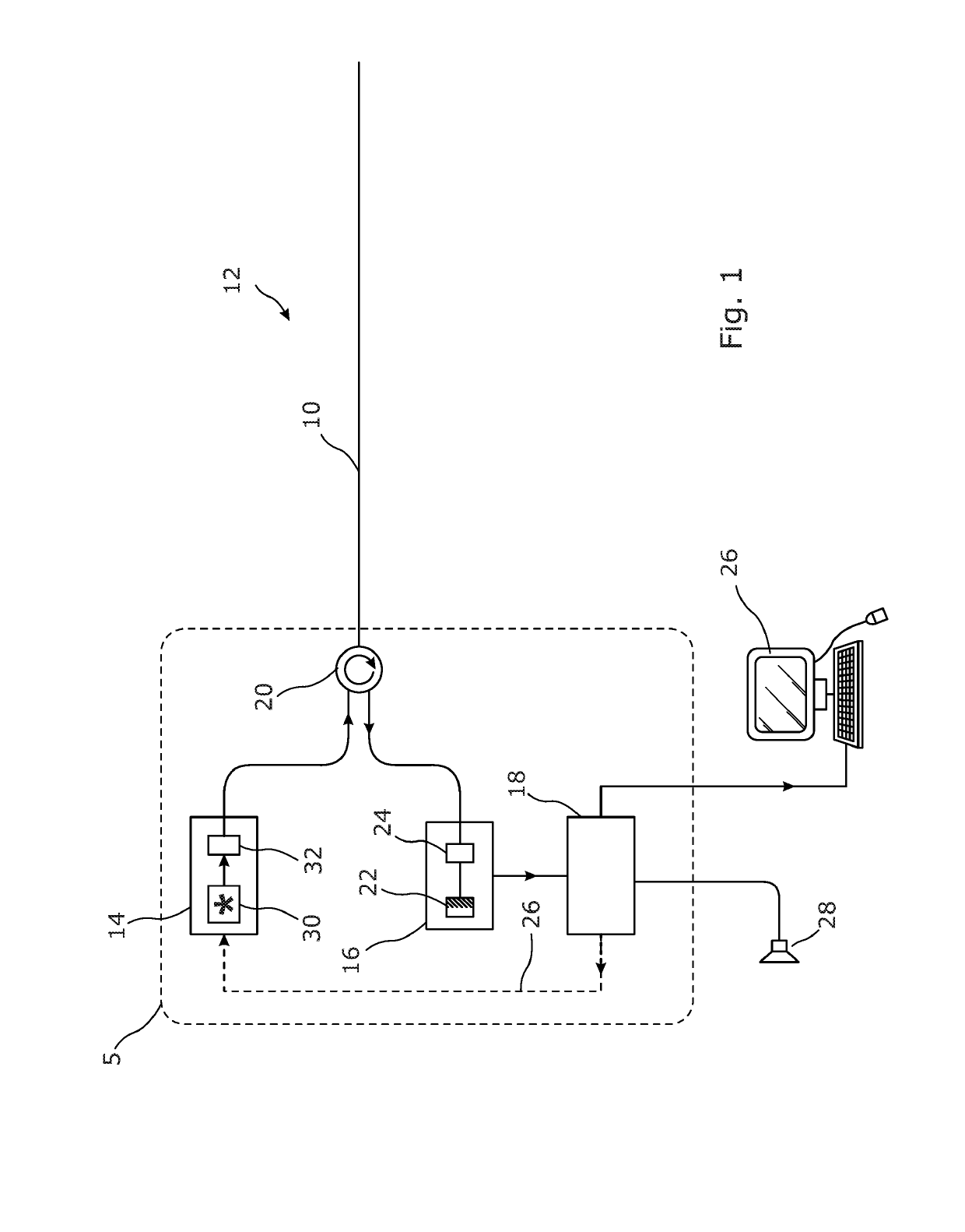 Distributed optical fibre sensor