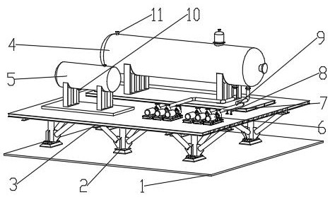 A model test method for fpso topside module simulating extreme sea conditions