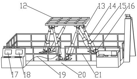 A model test method for fpso topside module simulating extreme sea conditions