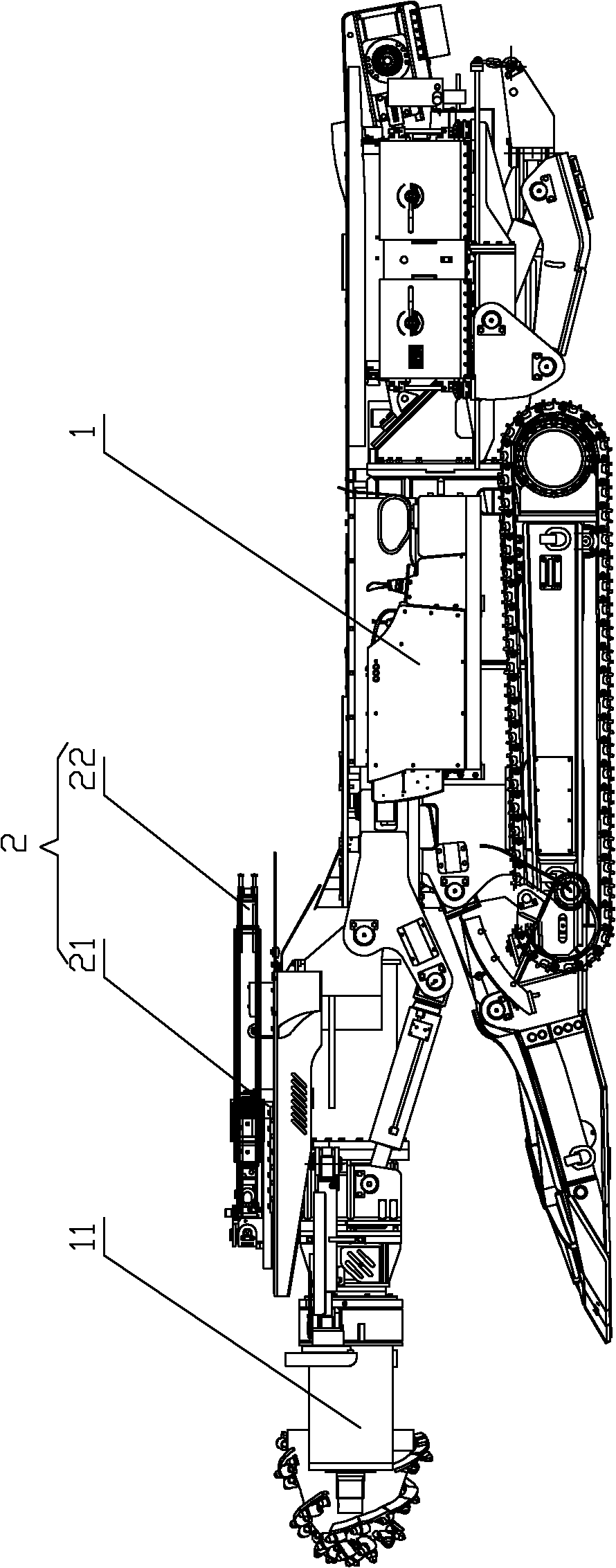 Digging and drilling integrated machine