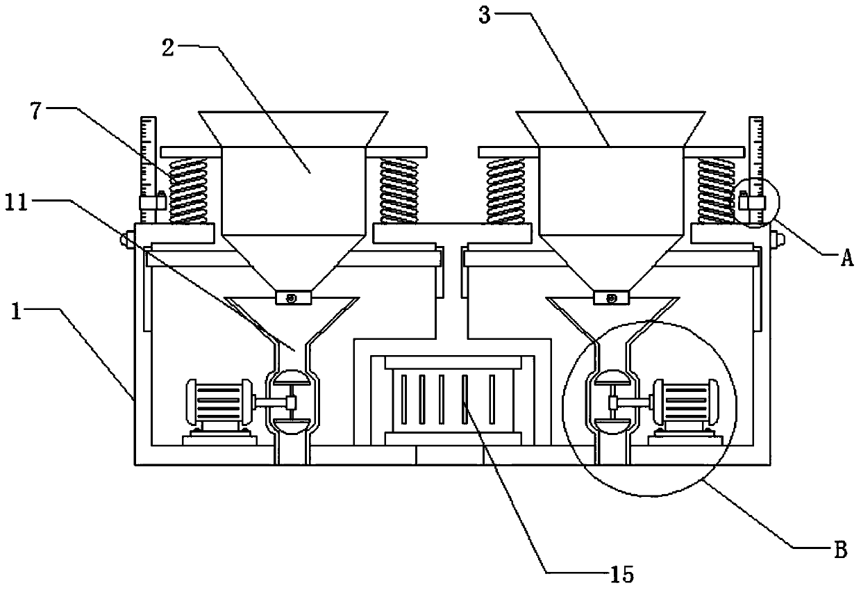 Material matching and equalizing device for PVC materials