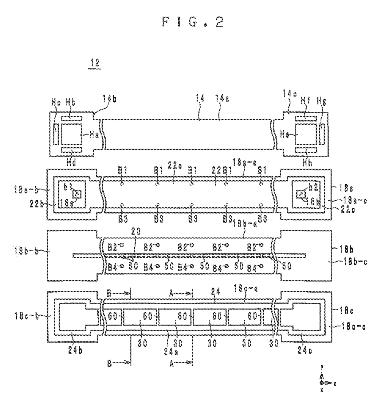 High-frequency signal transmission line, electronic device and manufacturing method of high-frequency signal transmission line