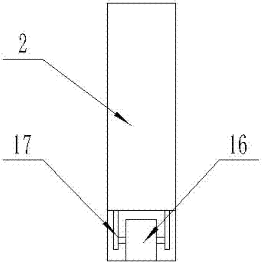 Shear wall frame supporting device for building construction