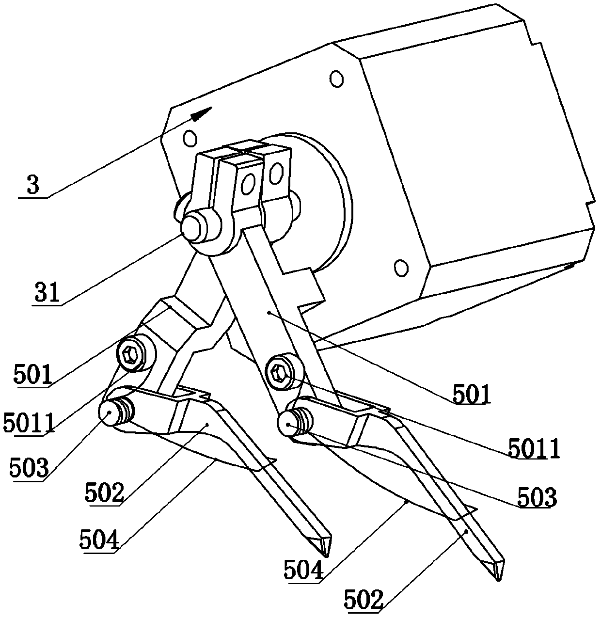 Paillette feeding device