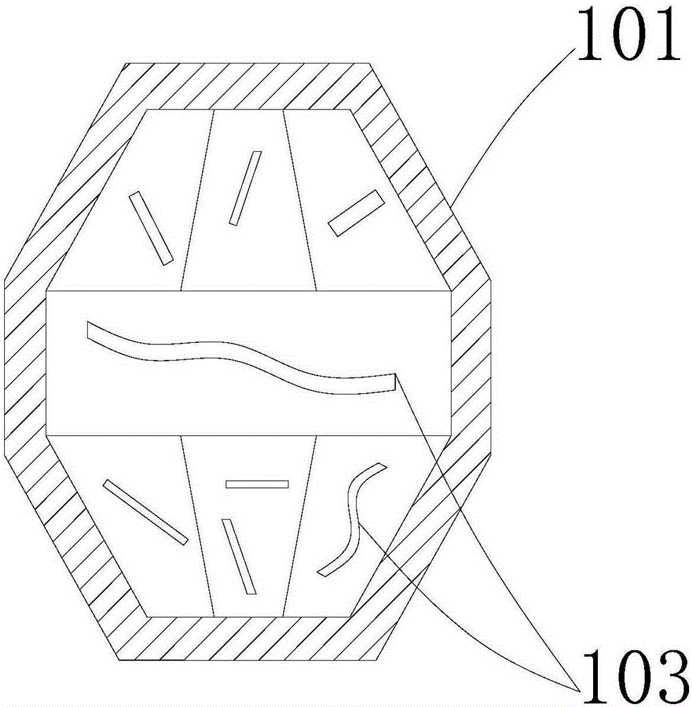 Drum type burr removing machine