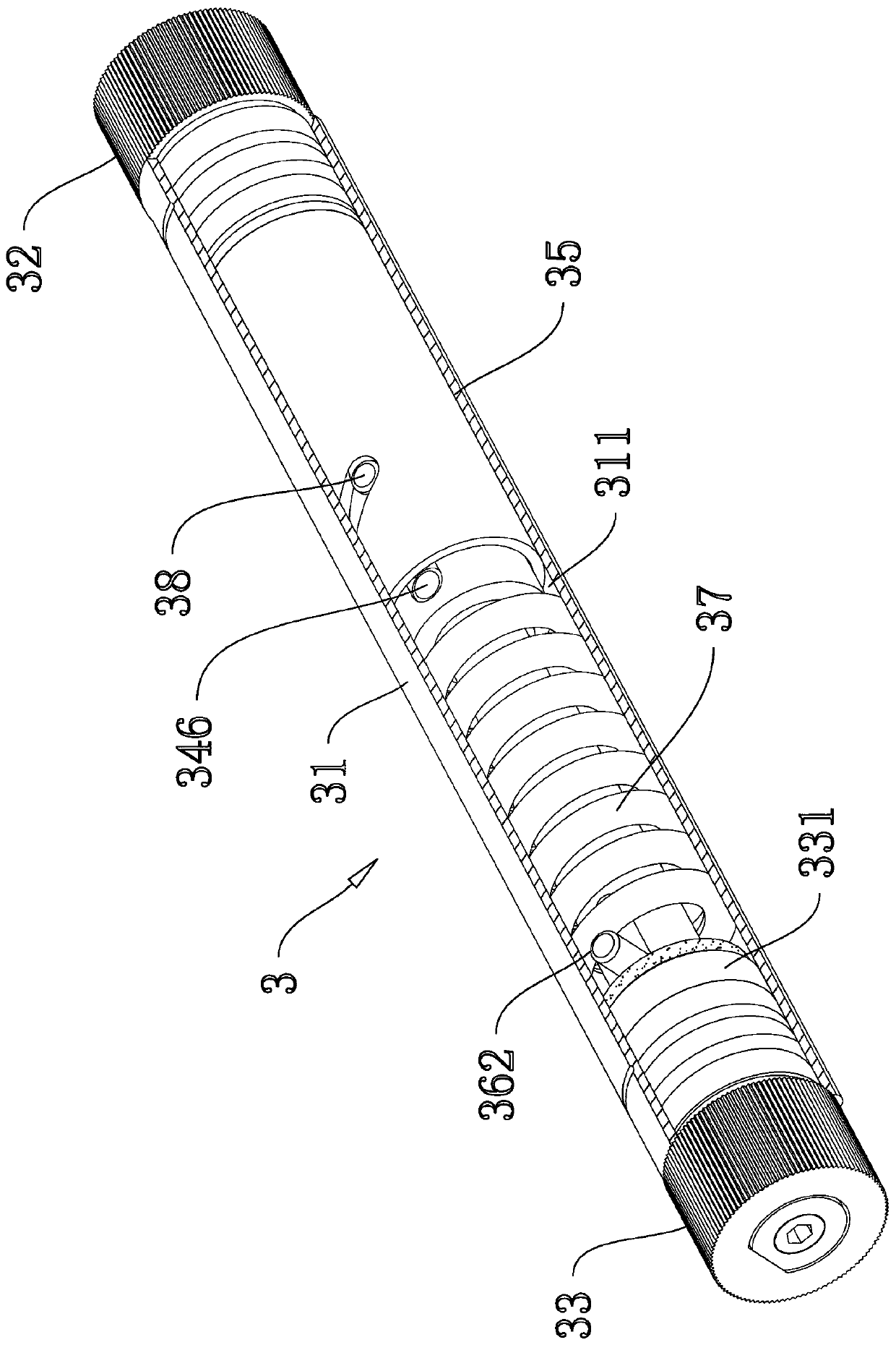 A two-way opening and closing hydraulic buffer hinge