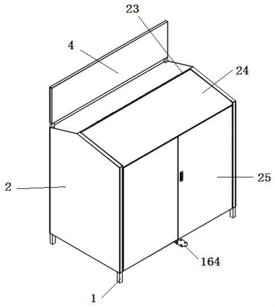 Garbage can body convenient for garbage throwing