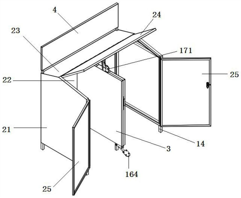 Garbage can body convenient for garbage throwing