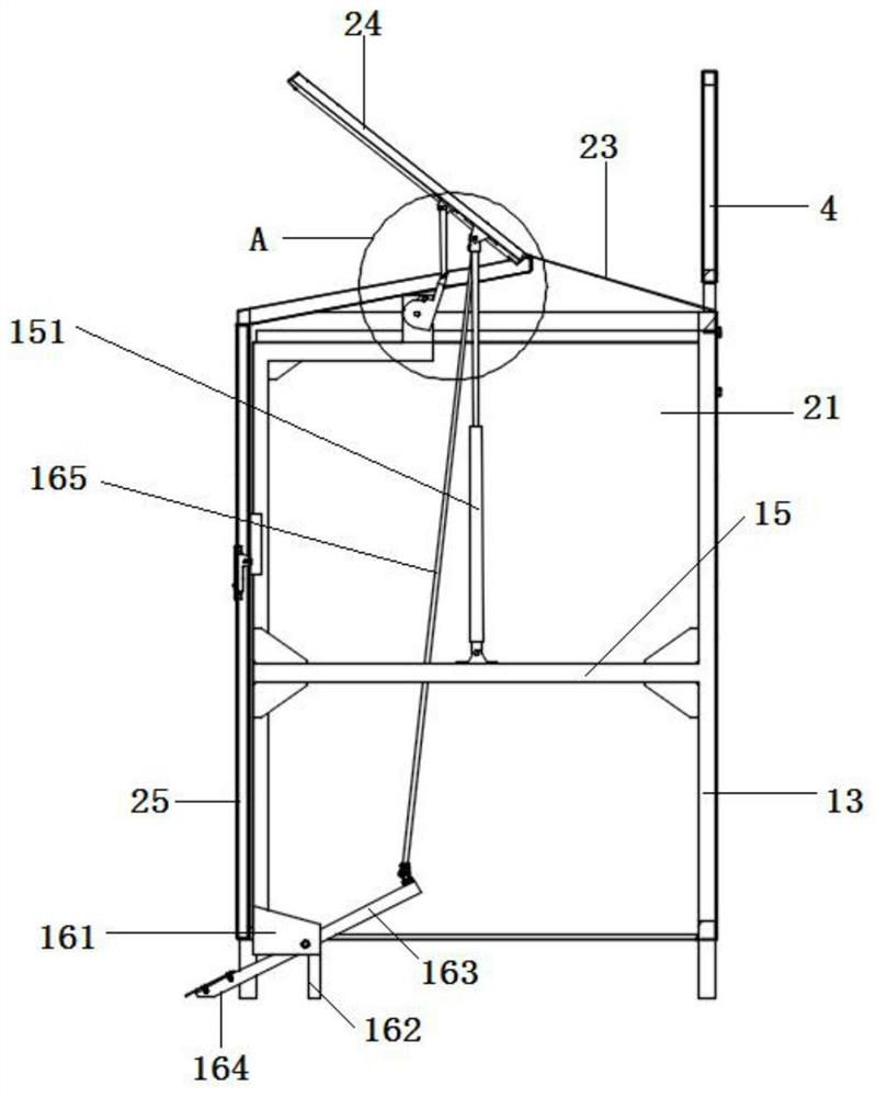 Garbage can body convenient for garbage throwing