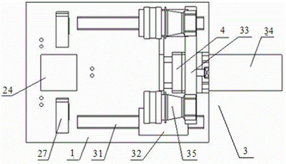 Accurate butt-joint device for automatic clamping of pipeline and movable butt-joint device