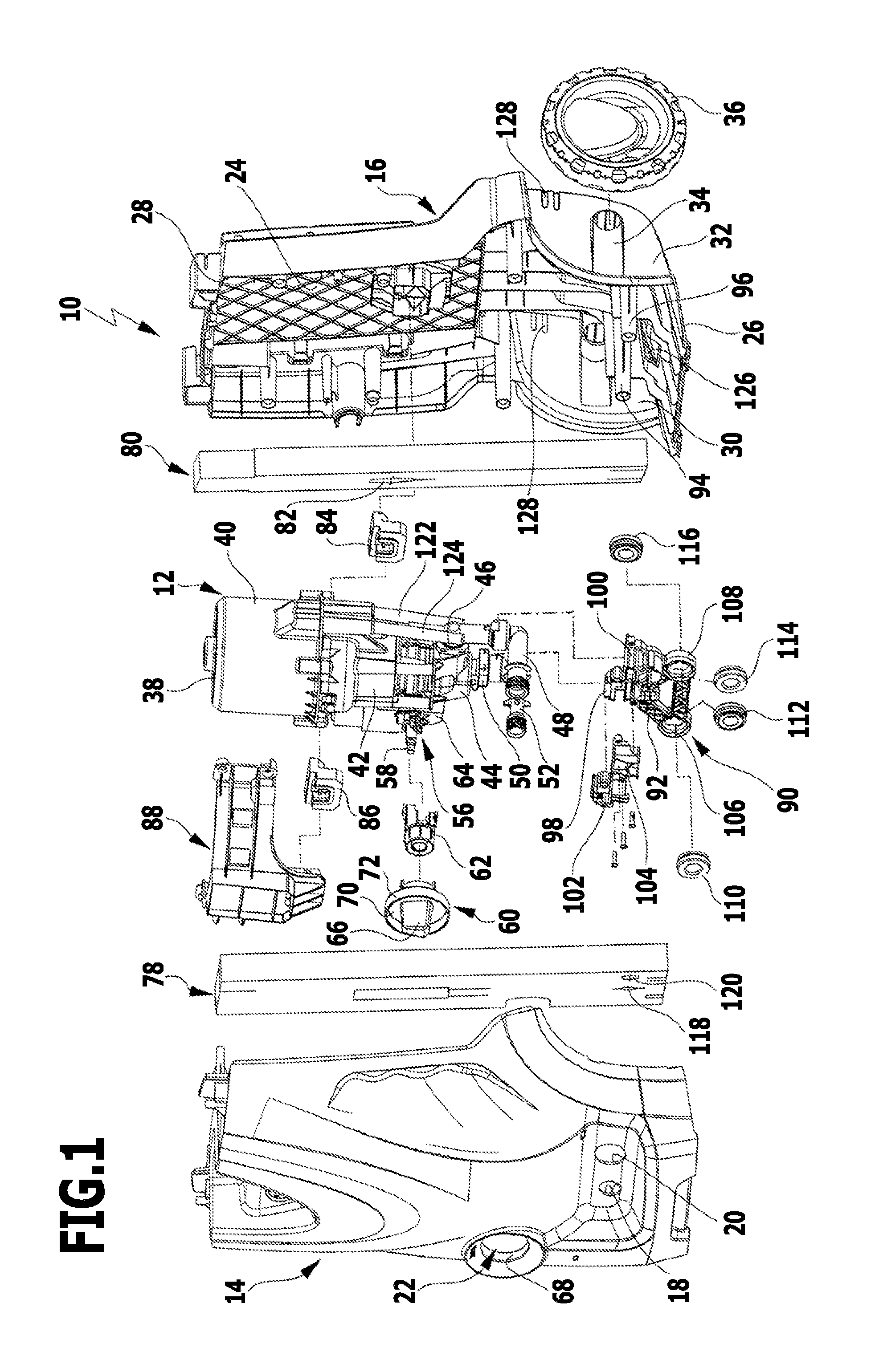 High-pressure cleaning device