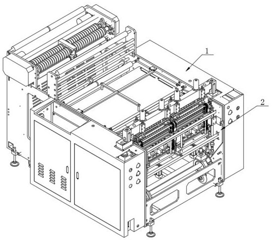 Mechanical flattening device for plastic