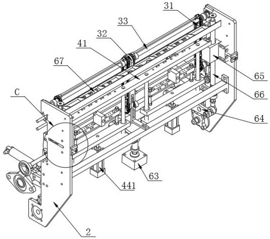 Mechanical flattening device for plastic