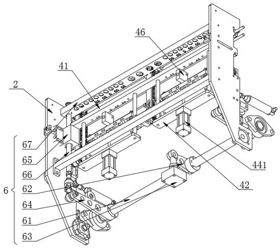 Mechanical flattening device for plastic