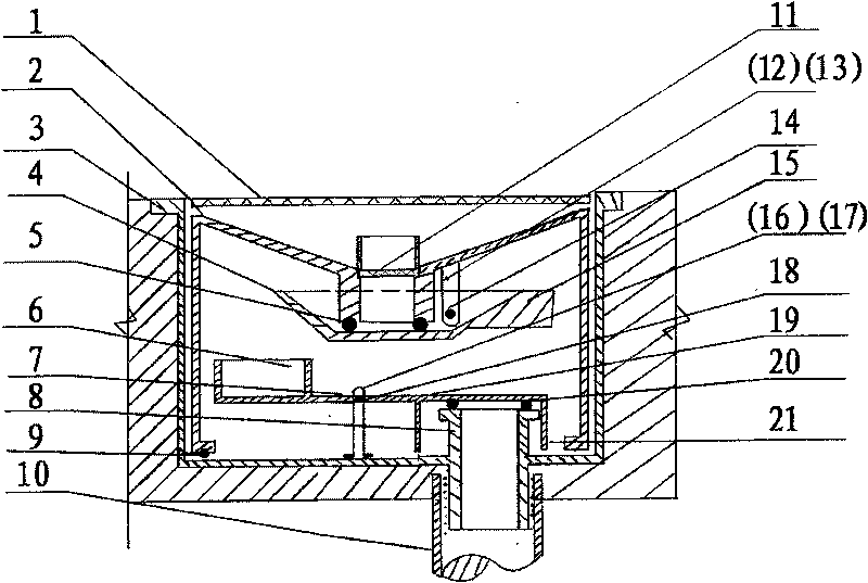 Indoor surface drainage system