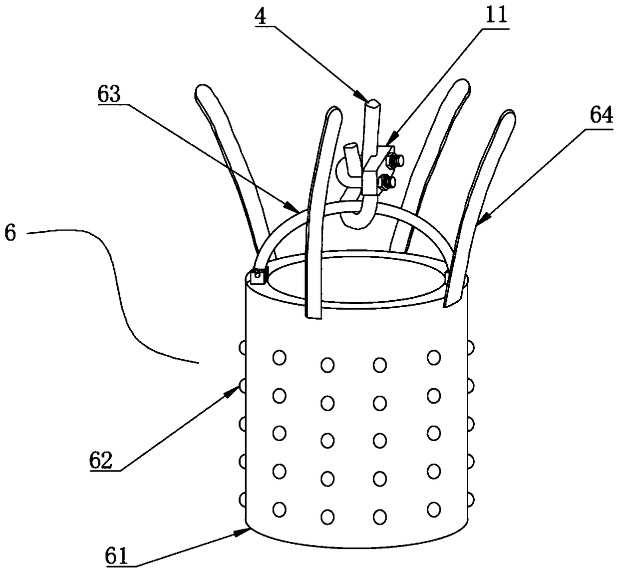 Portable roof separation instrument for ore-rock exploitation