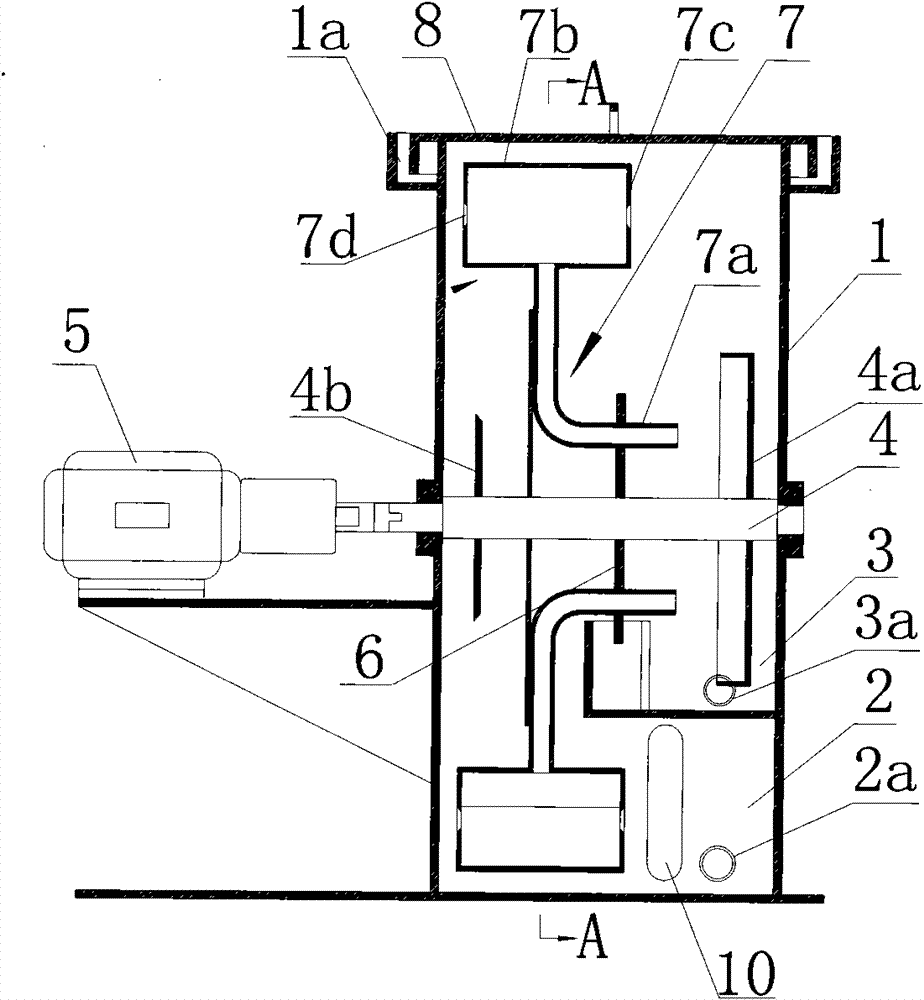 Turntable type continuous liquid charging device